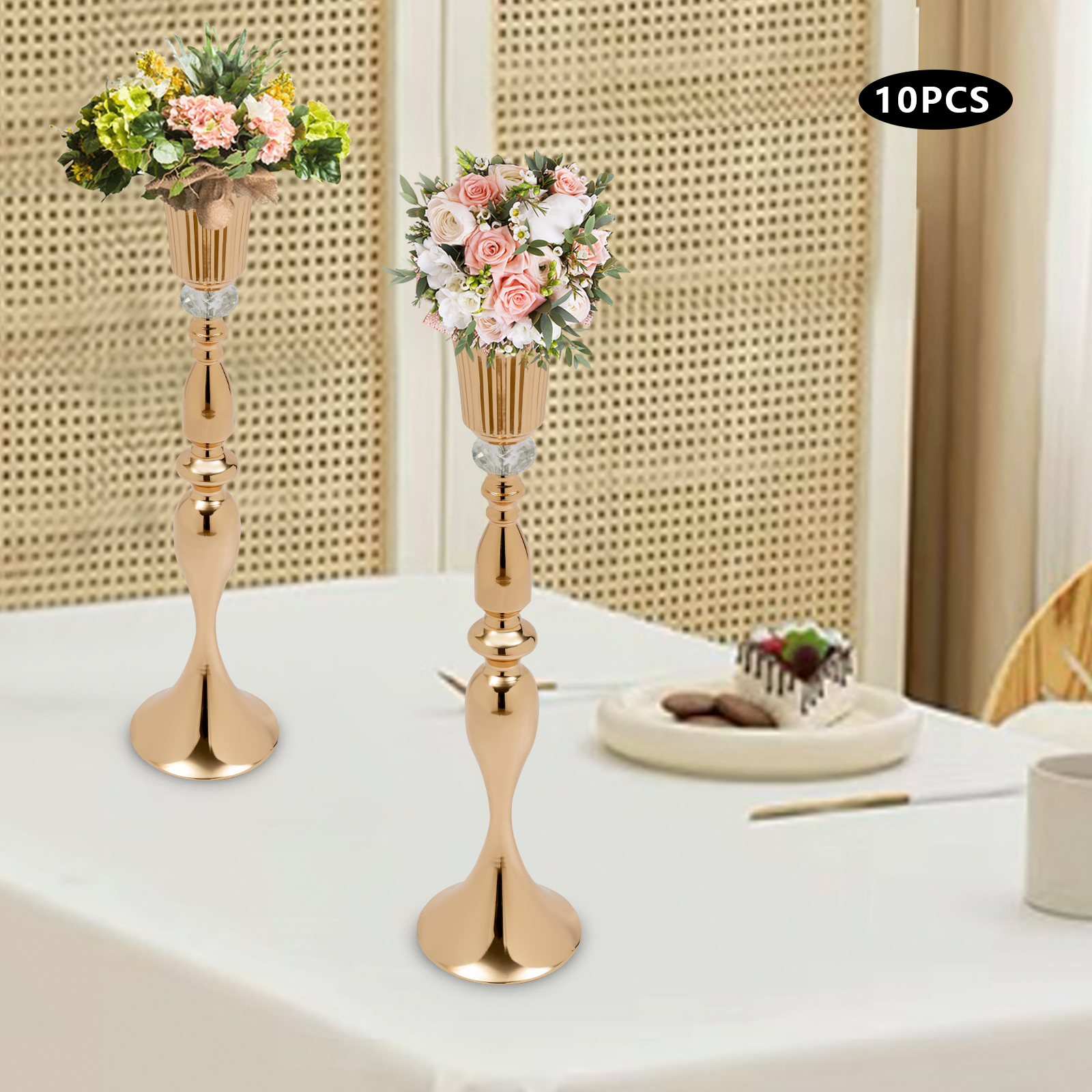 Centerpiece Vase Tall - 10 Pcs 29.1in Tall Flower Vases