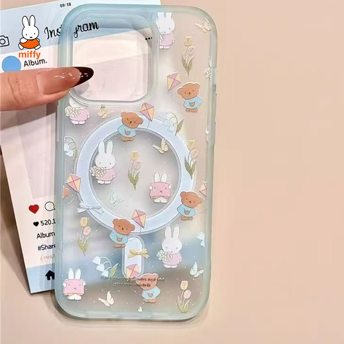 Good Floral & Wedding Decor Supply - Cute Miffy Collectible MagSafe Clear Phone