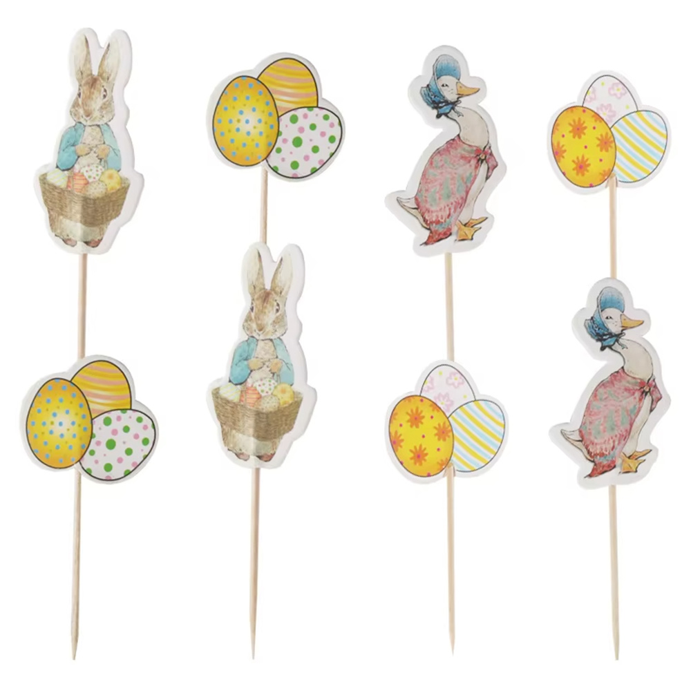 Wedding Supply Kit - 24 pcs Easter Cupcake Toppers Easter