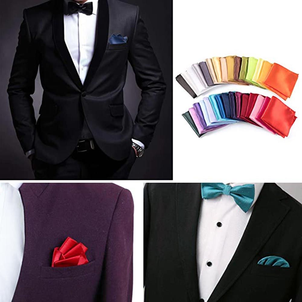 Suit Supply Wedding Party - Solid Color Suit Hankies Hanky Wedding