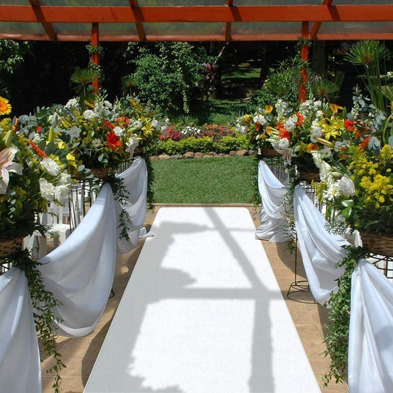 Custom Length Wedding Carpet A - Aisle Runner White recensione e prezzo