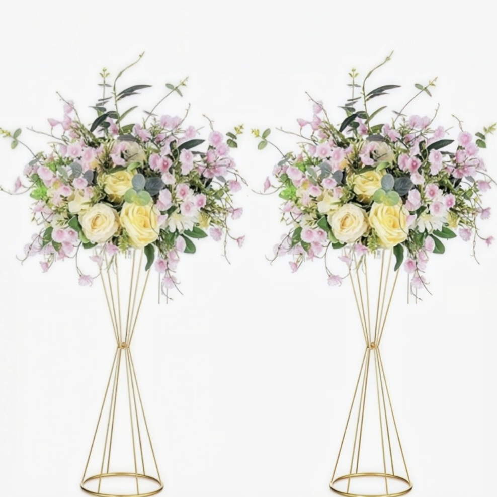 Gold Geometric Flower Stand Mo - Centerpiece Vase Tall recensione e prezzo