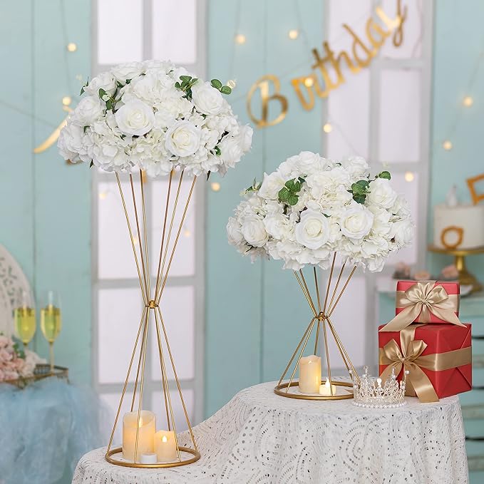 Gold Geometric Flower Stand Mo - Centerpiece Vase Tall recensione e prezzo