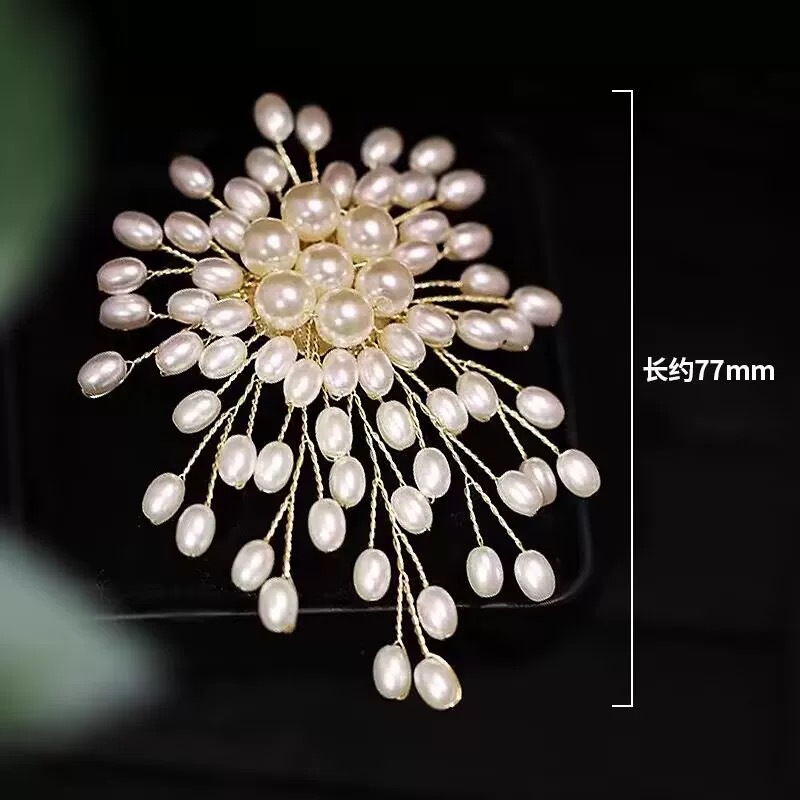 Pearls Brooch for Elegant Wome - Suit Supply Wedding Party recensione e prezzo