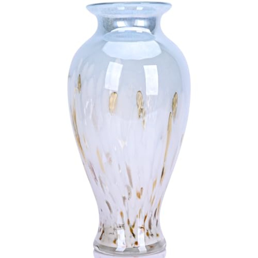 H Blown Glass Vase 11.8