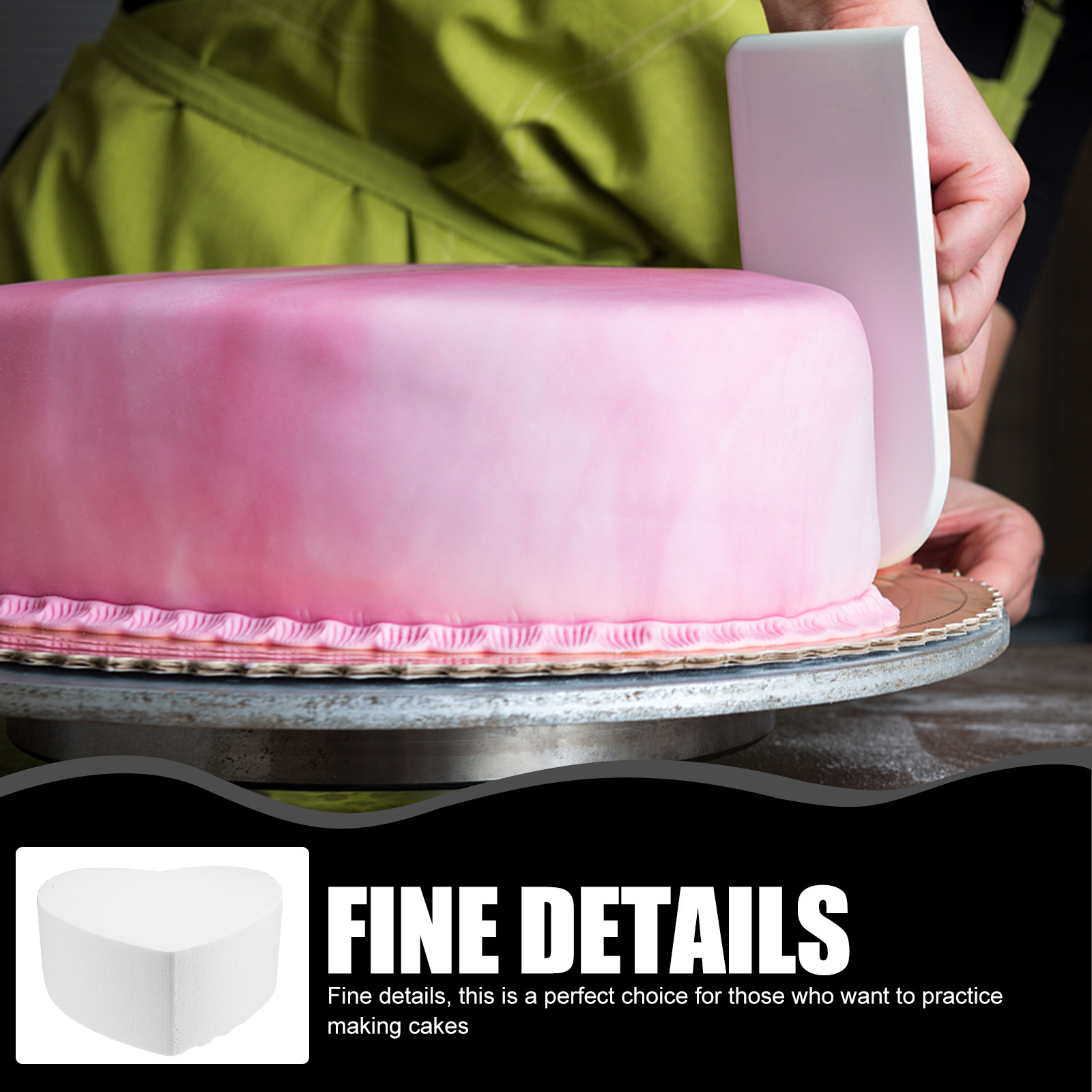 Foams Cake Practice Heart-Shap - Wedding Decoration Supply recensione e prezzo