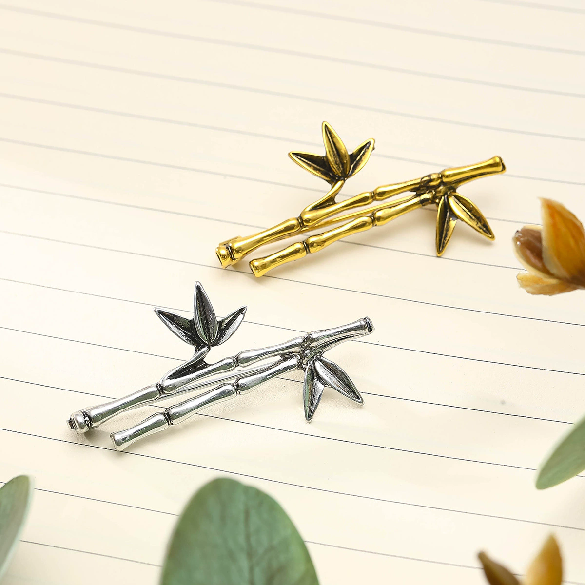 Leaf Bamboo Brooch For Men Wom - Suit Supply Wedding Party recensione e prezzo