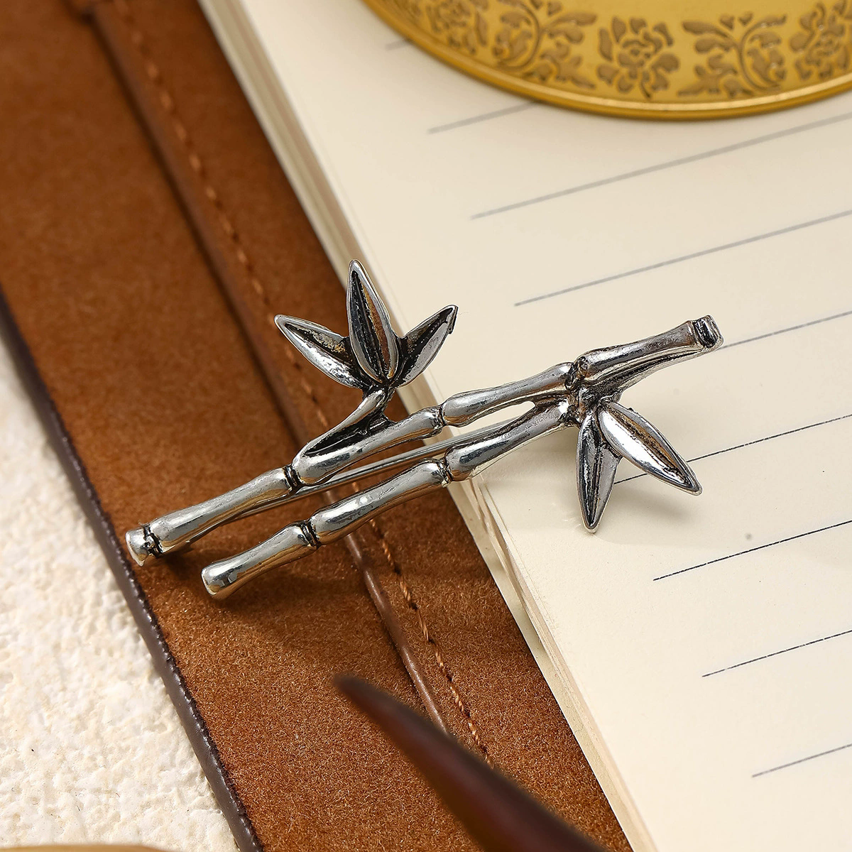 Leaf Bamboo Brooch For Men Wom - Suit Supply Wedding Party recensione e prezzo