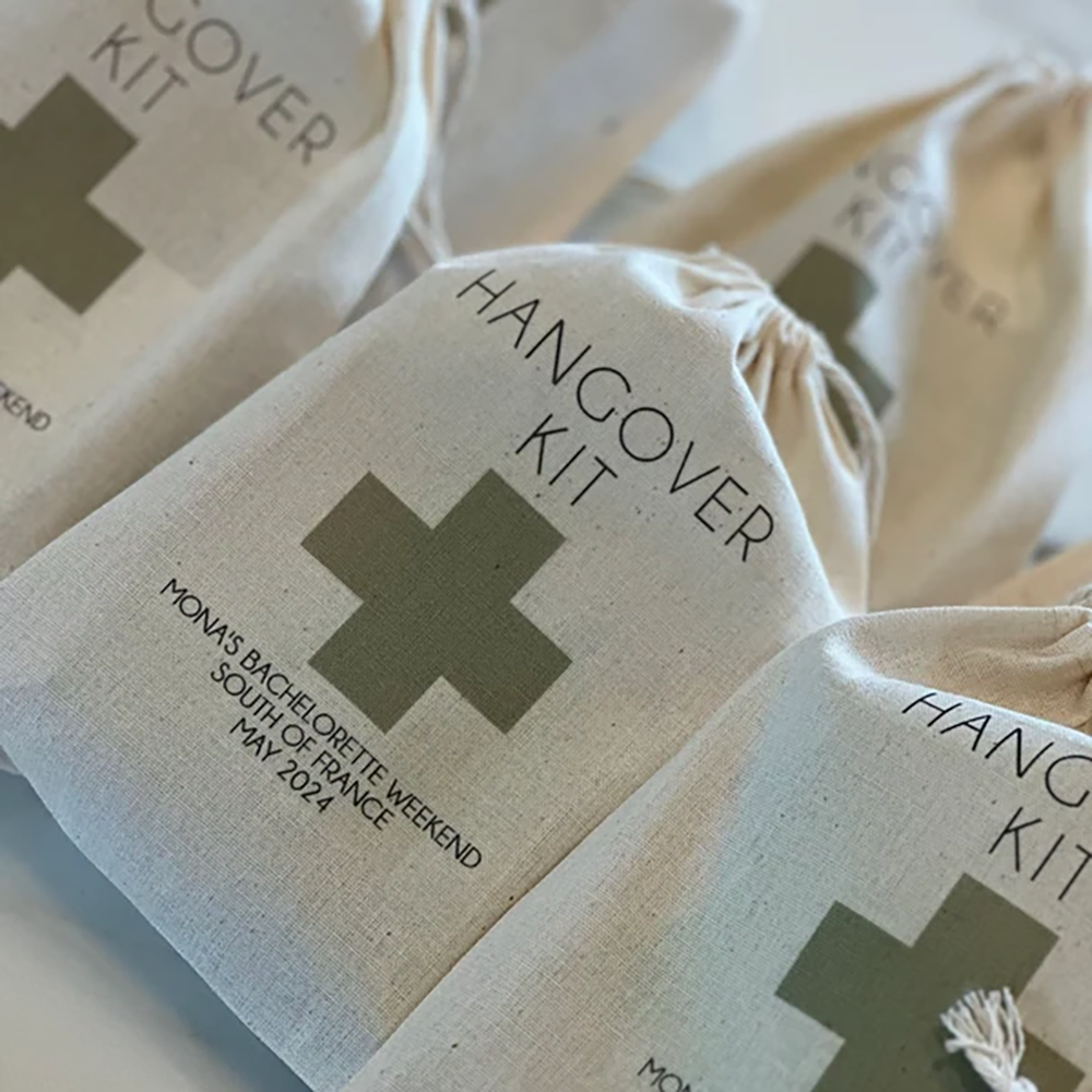 Custom 5Pcs Hangover Kit Cotto - Wedding Supply Kit recensione e prezzo