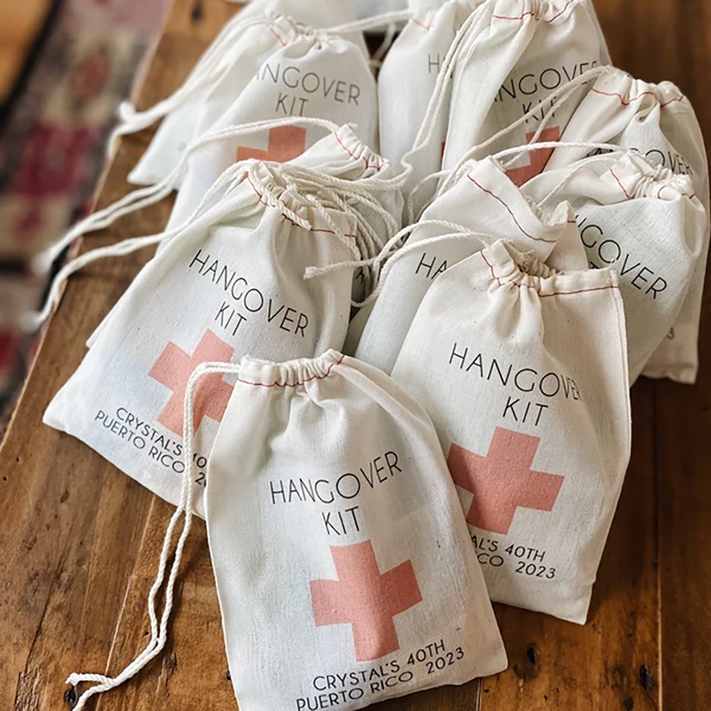Custom 5Pcs Hangover Kit Cotto - Wedding Supply Kit recensione e prezzo