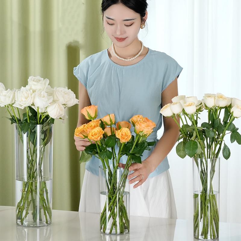 New Acrylic Clear Cylinder Flo - Centerpiece Vase Tall recensione e prezzo