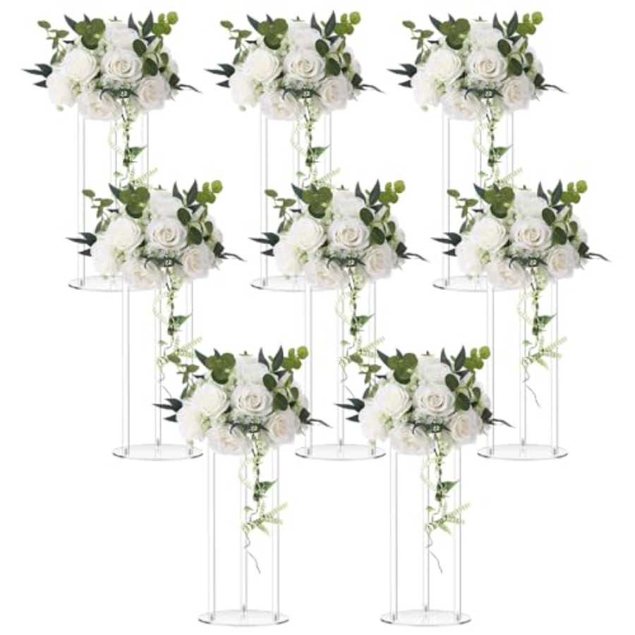 8 Pcs Tall Acrylic Vase Weddin - Centerpiece Vase Tall recensione e prezzo