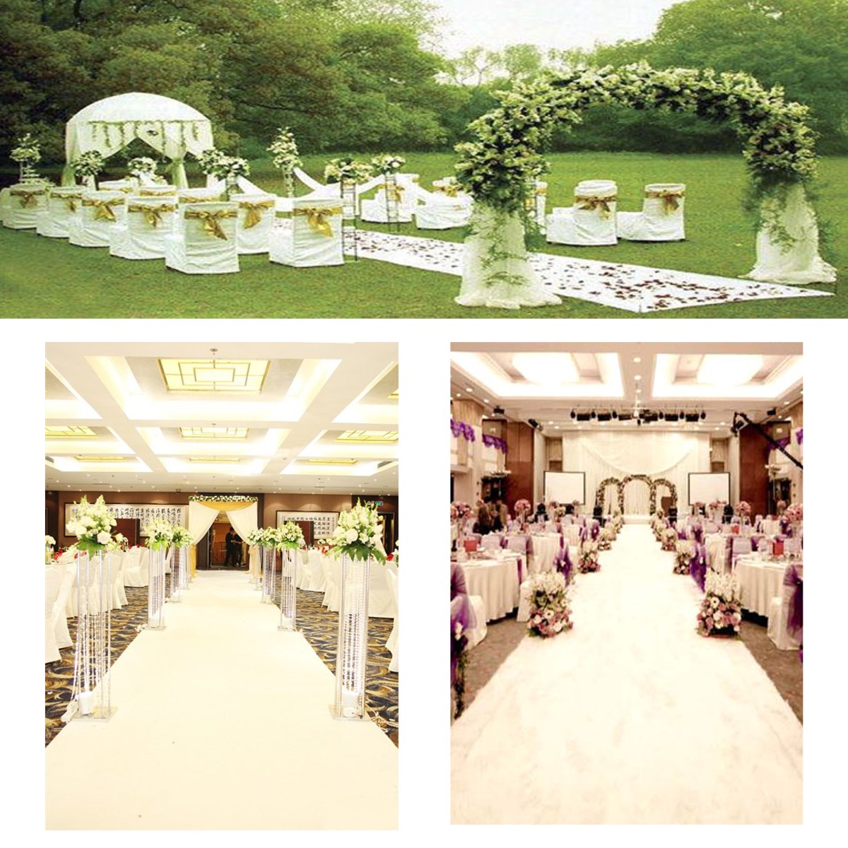 Wedding White Carpet  Aisle Ru - Aisle Runner White recensione e prezzo