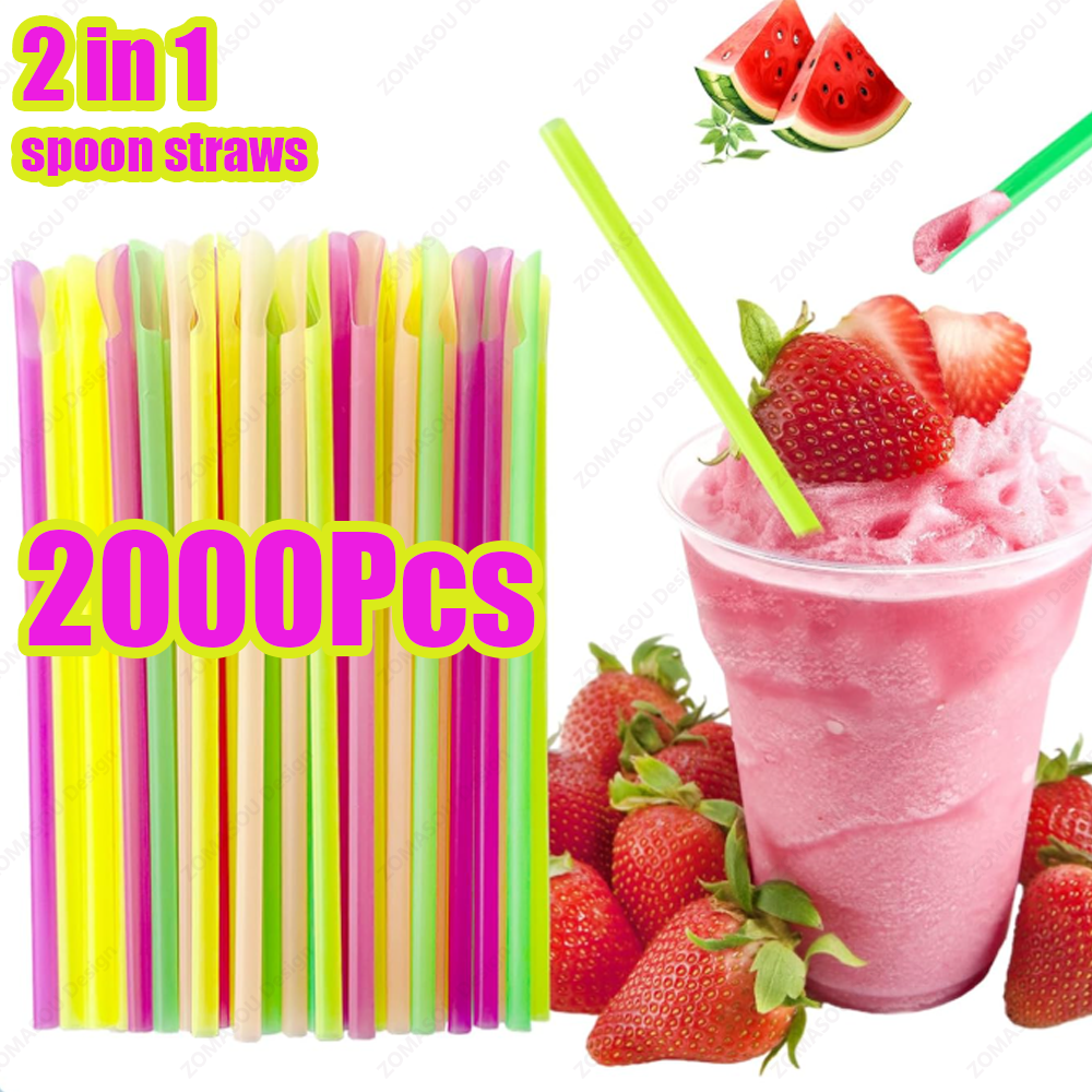 50-2000Pcs Spoon Straws Milksh - Wedding Supply Wholesale recensione e prezzo