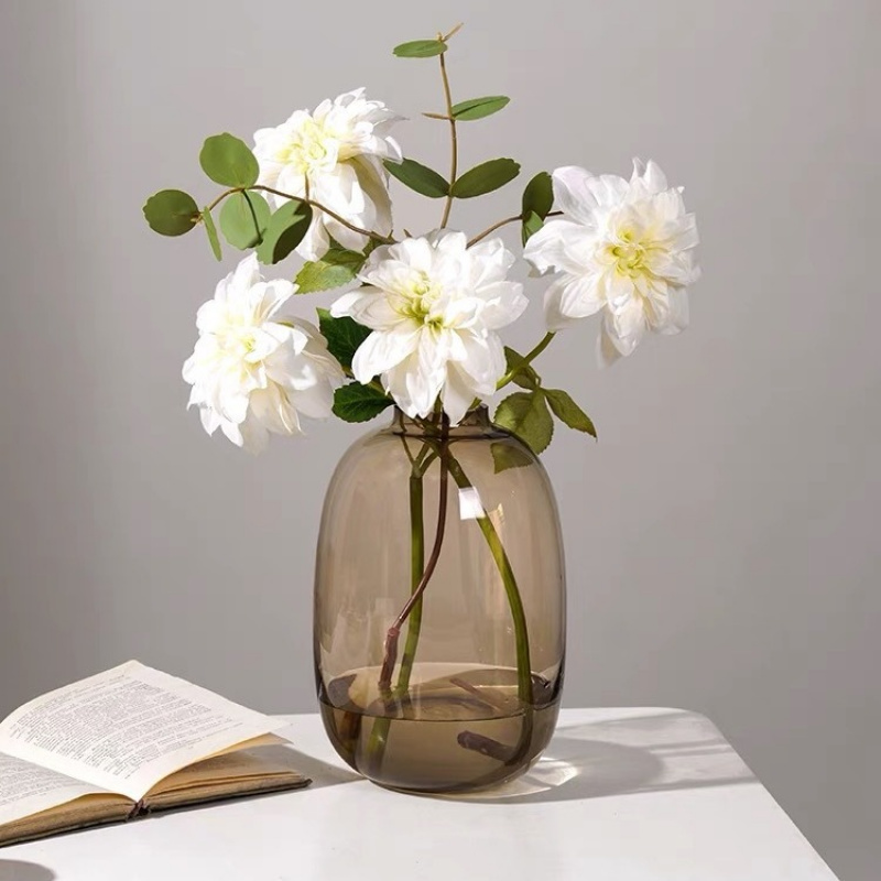 Transparent Glass Vase, Office - Centerpiece Vase Tall recensione e prezzo