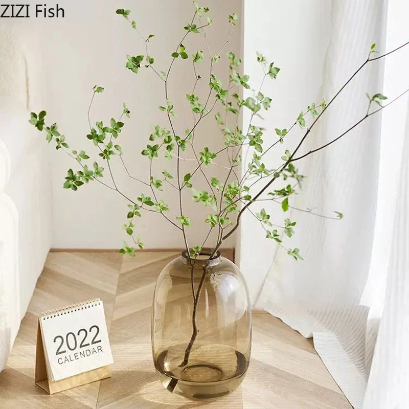 Transparent Glass Vase, Office - Centerpiece Vase Tall recensione e prezzo