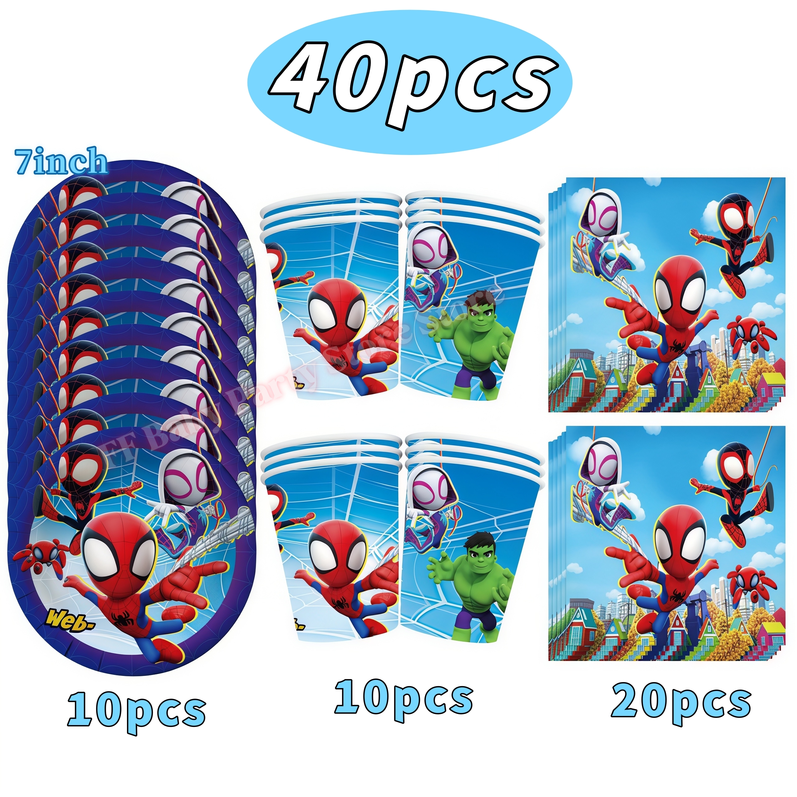 Spider Hero Theme Birthday Dec - Wedding Supply Kit recensione e prezzo