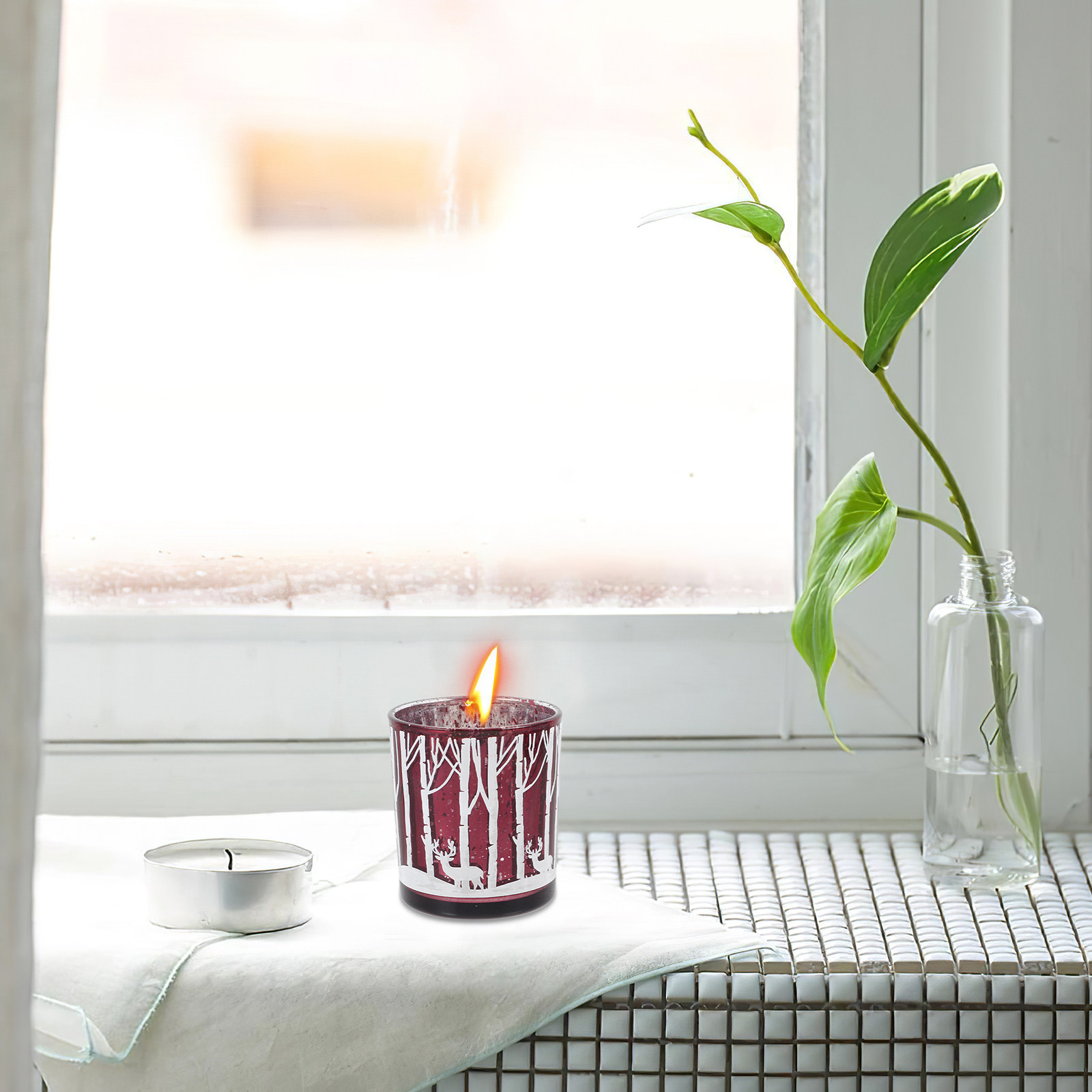 Christmas Red Glass Christmas  - Wedding Decoration Supply recensione e prezzo