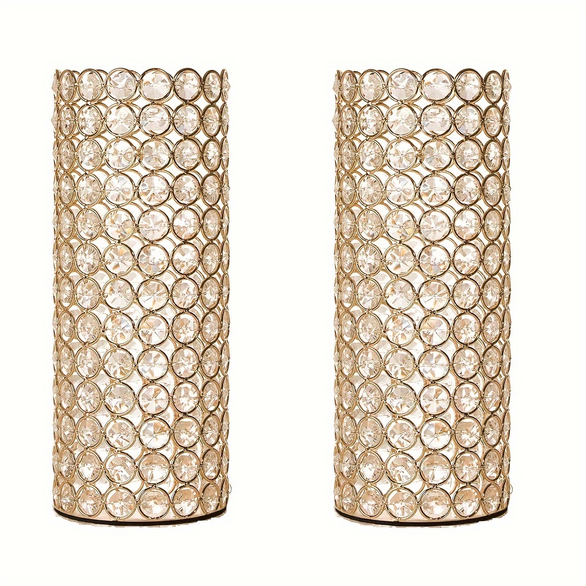 2pcs Crystal Cylinder Vase for - Centerpiece Vase Tall recensione e prezzo
