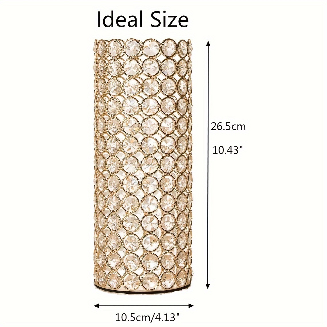 2pcs Crystal Cylinder Vase for - Centerpiece Vase Tall recensione e prezzo