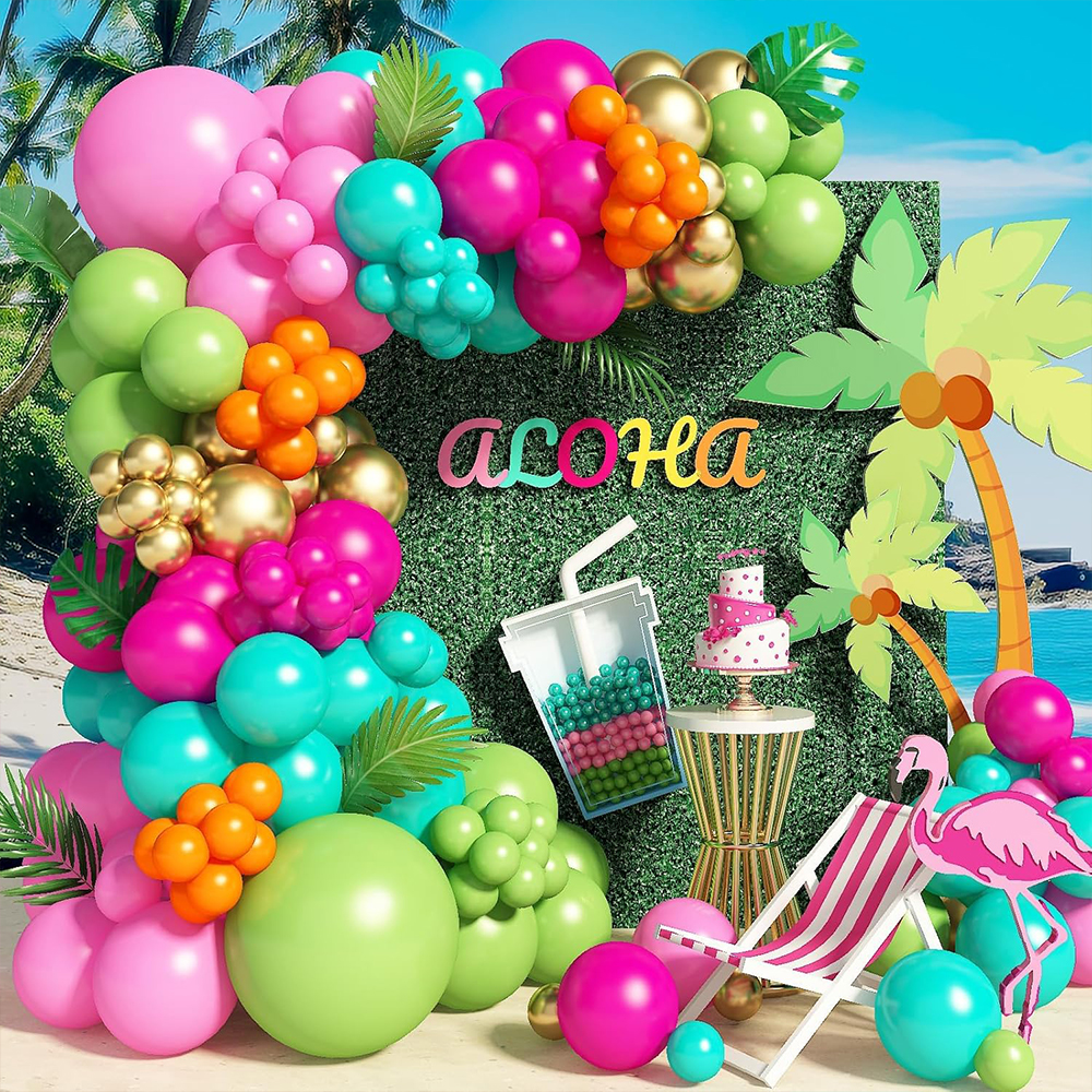 138Pcs Summer Tropical Balloon - Wedding Supply Kit recensione e prezzo