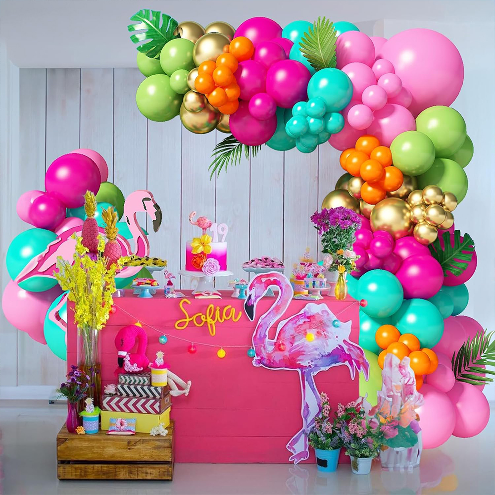 138Pcs Summer Tropical Balloon - Wedding Supply Kit recensione e prezzo