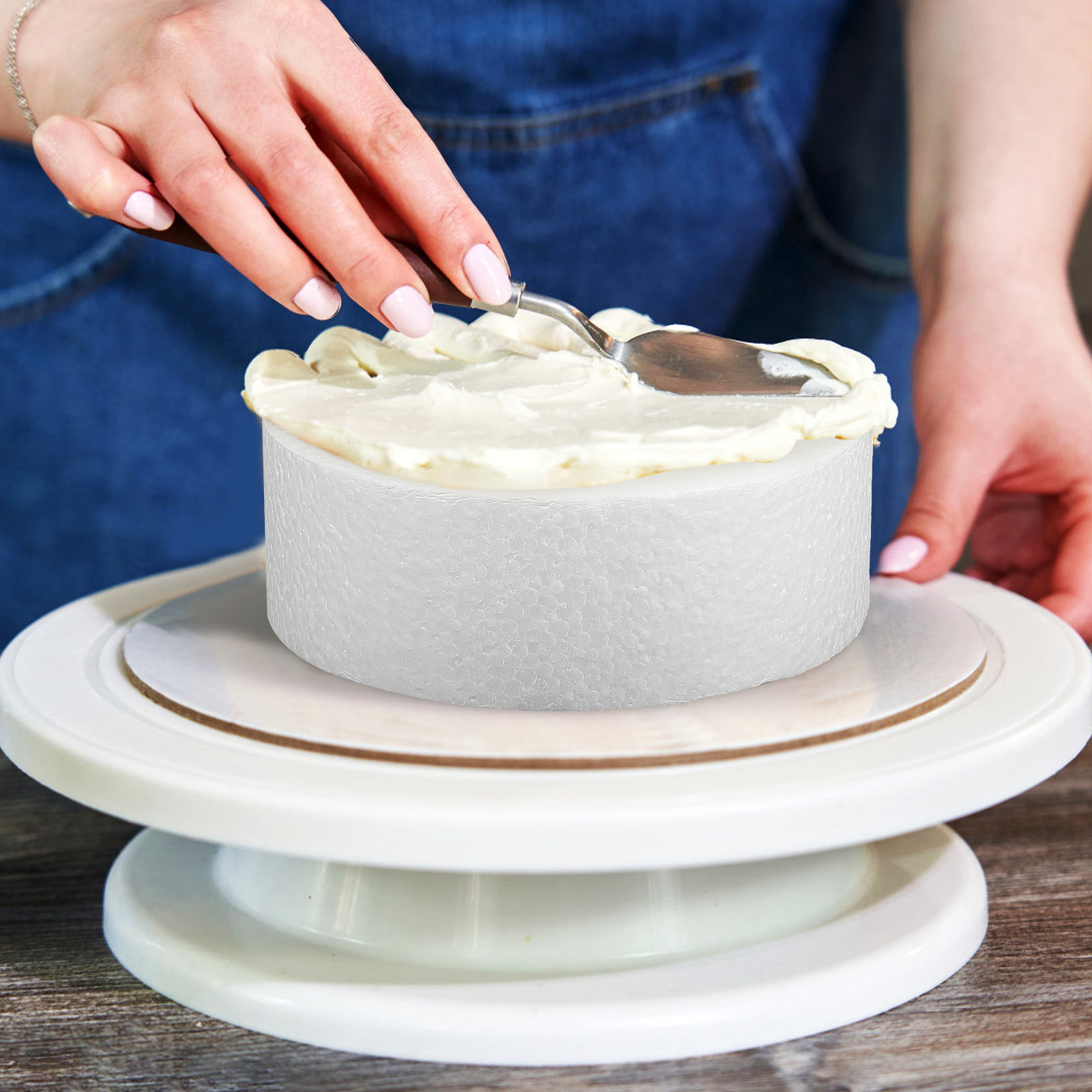 3Pcs DIY Round Cake Dummies Ba - Wedding Decoration Supply recensione e prezzo