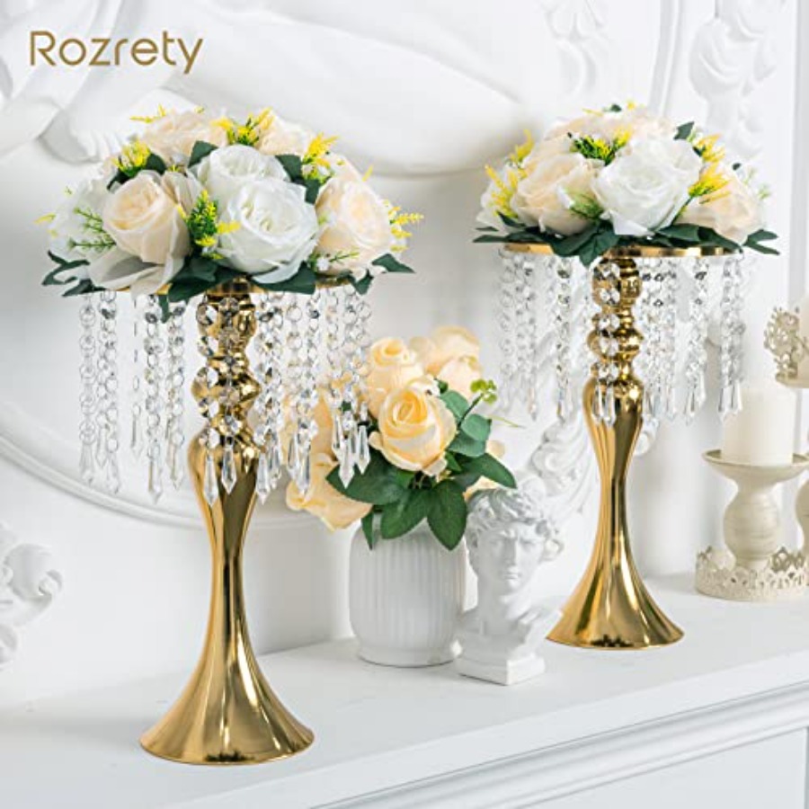 4 Pcs Gold Vases for Centerpie - Centerpiece Vase Tall recensione e prezzo