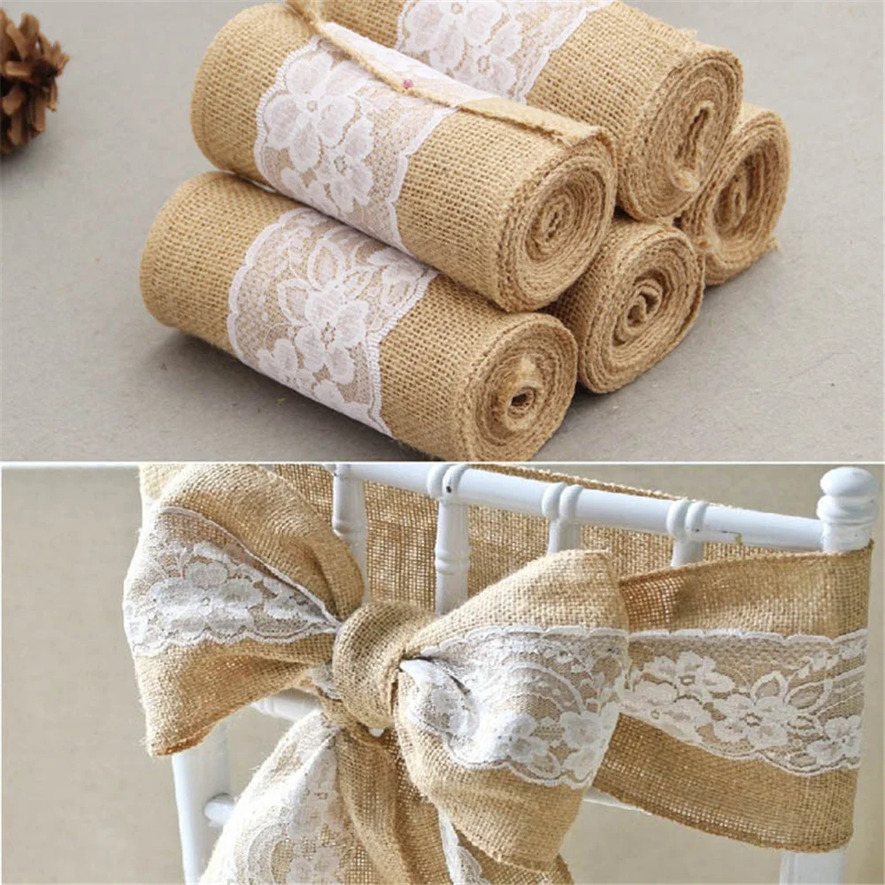 10PC Linen Chair Back Decorati - Supply Wedding Venue recensione e prezzo