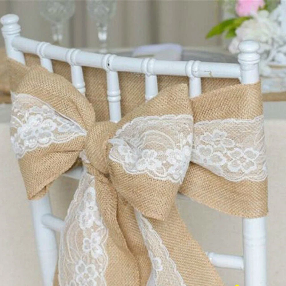 10PC Linen Chair Back Decorati - Supply Wedding Venue recensione e prezzo