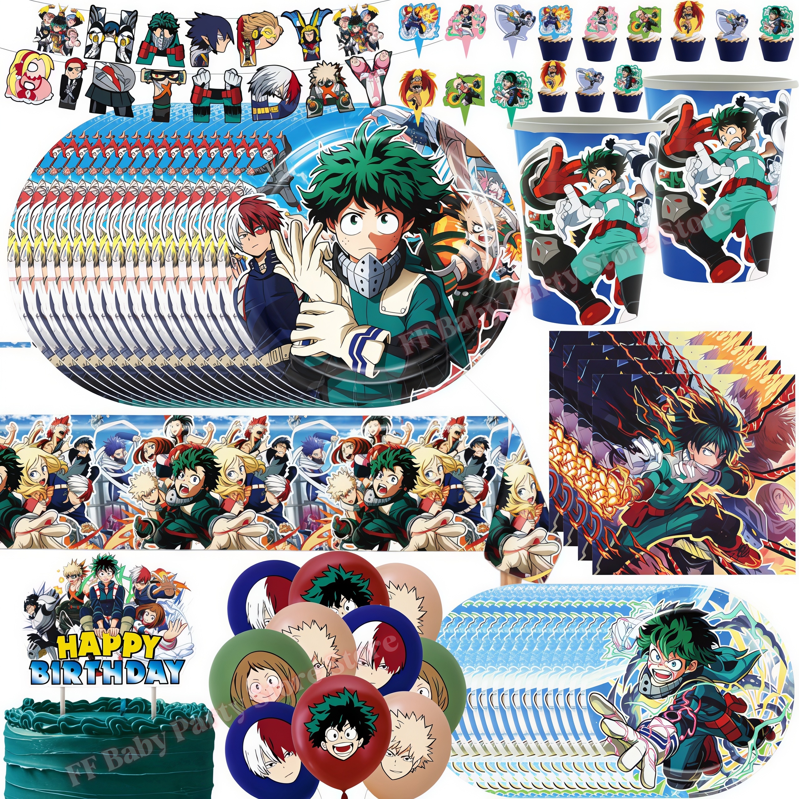My Heroed Academia Birthday Pa - Wedding Supply Kit recensione e prezzo