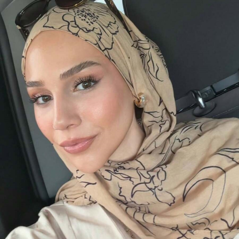 Ramadan Printed Chiffon Hijab  - Good Floral & Wedding Decor Supply recensione e prezzo