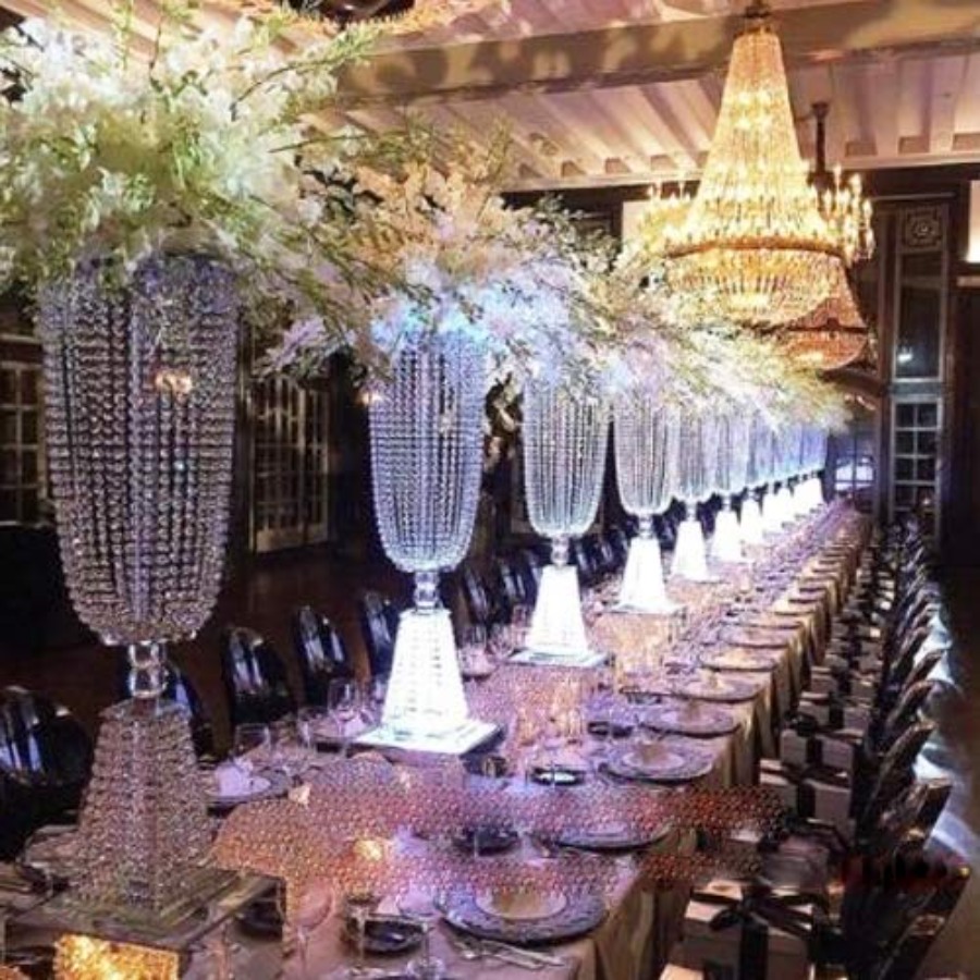3.75 Inch Tall Crystal Metal V - Centerpiece Vase Tall recensione e prezzo