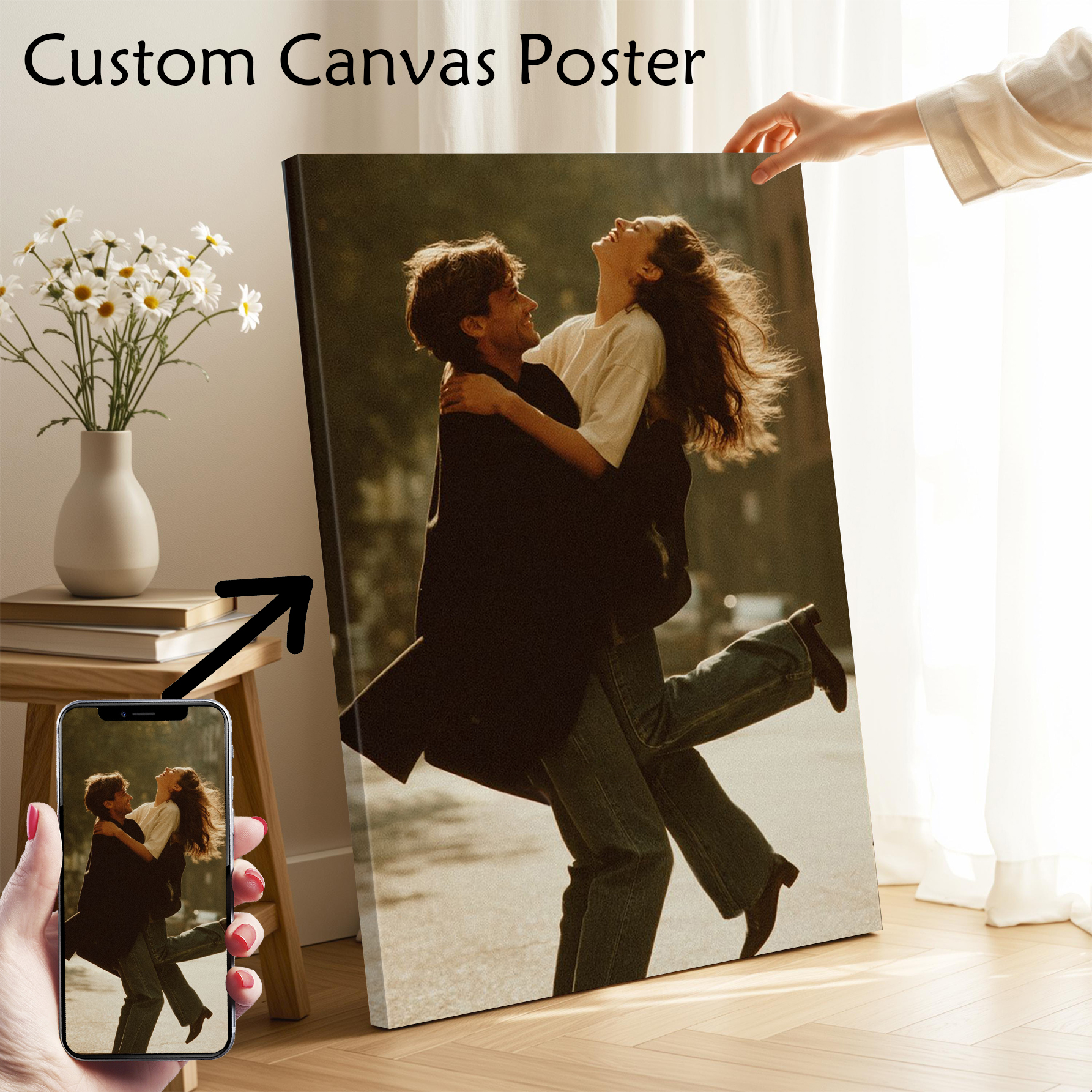 1pc Custom all size Canvas Pos - Wedding Decoration Supply recensione e prezzo