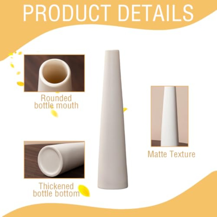 Small Ceramic Bud Vase Tall Co - Centerpiece Vase Tall recensione e prezzo