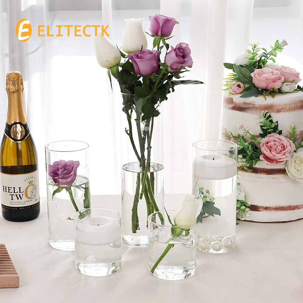 Glass Cylinder Vase Hurricane  - Centerpiece Vase Tall recensione e prezzo