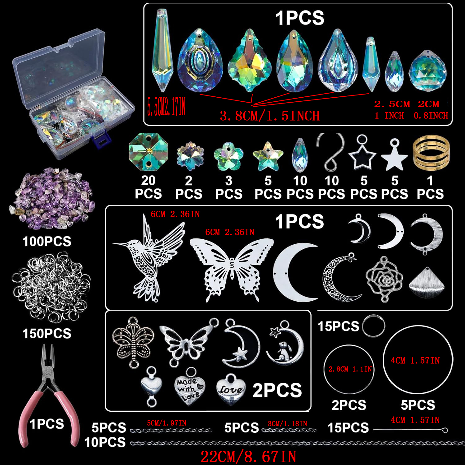 DIY 400pcs SunCatchers Making  - Wedding Supply Kit recensione e prezzo
