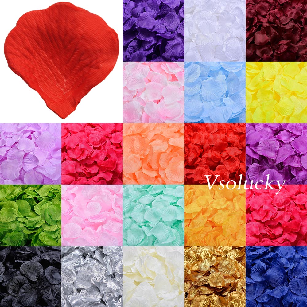 100pcs Silk Rose Petals Table  - Supply Wedding Venue recensione e prezzo