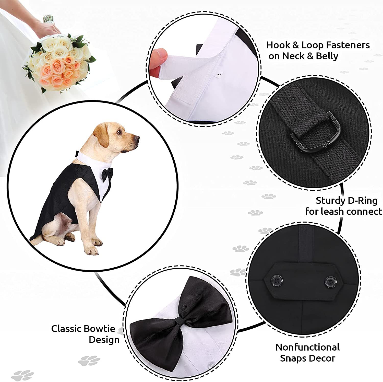 Pet Dog Clothes Fashion Party  - Suit Supply Wedding Party recensione e prezzo