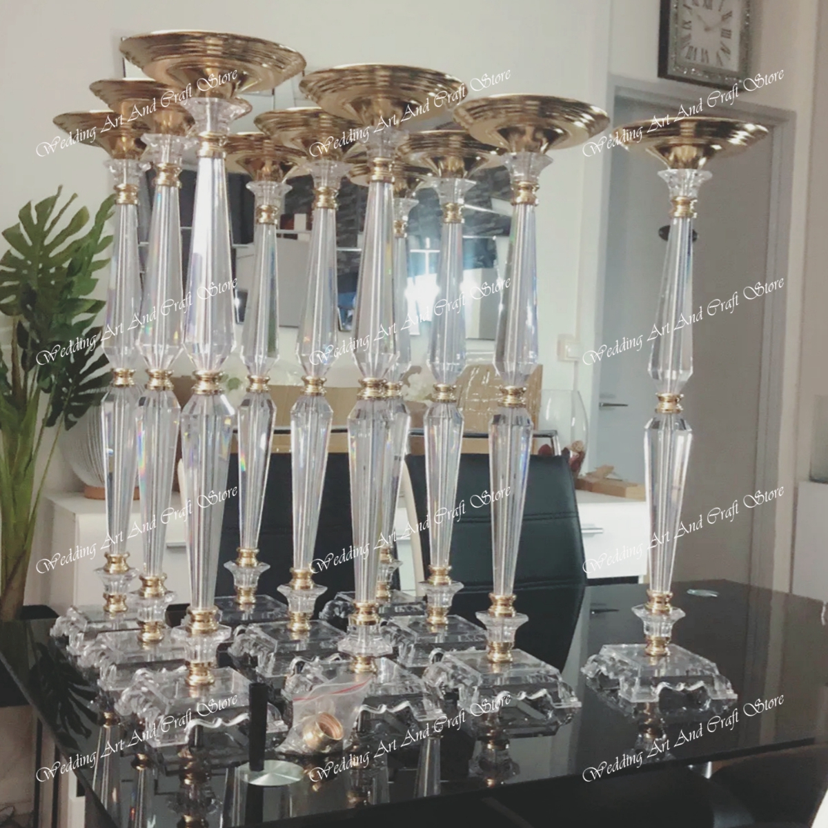 10pcs(40cm to 100cm tall)Acryl - Centerpiece Vase Tall recensione e prezzo
