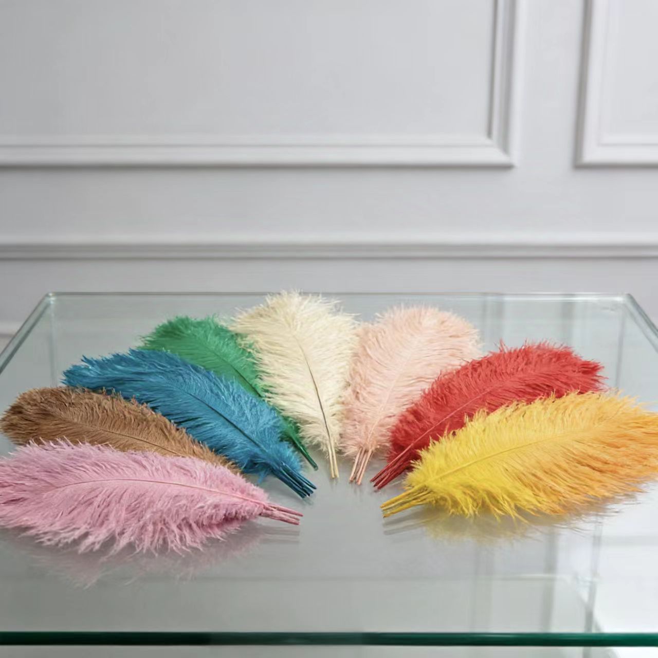 100Pcs White Ostrich Feather W - Wedding Supply Wholesale recensione e prezzo