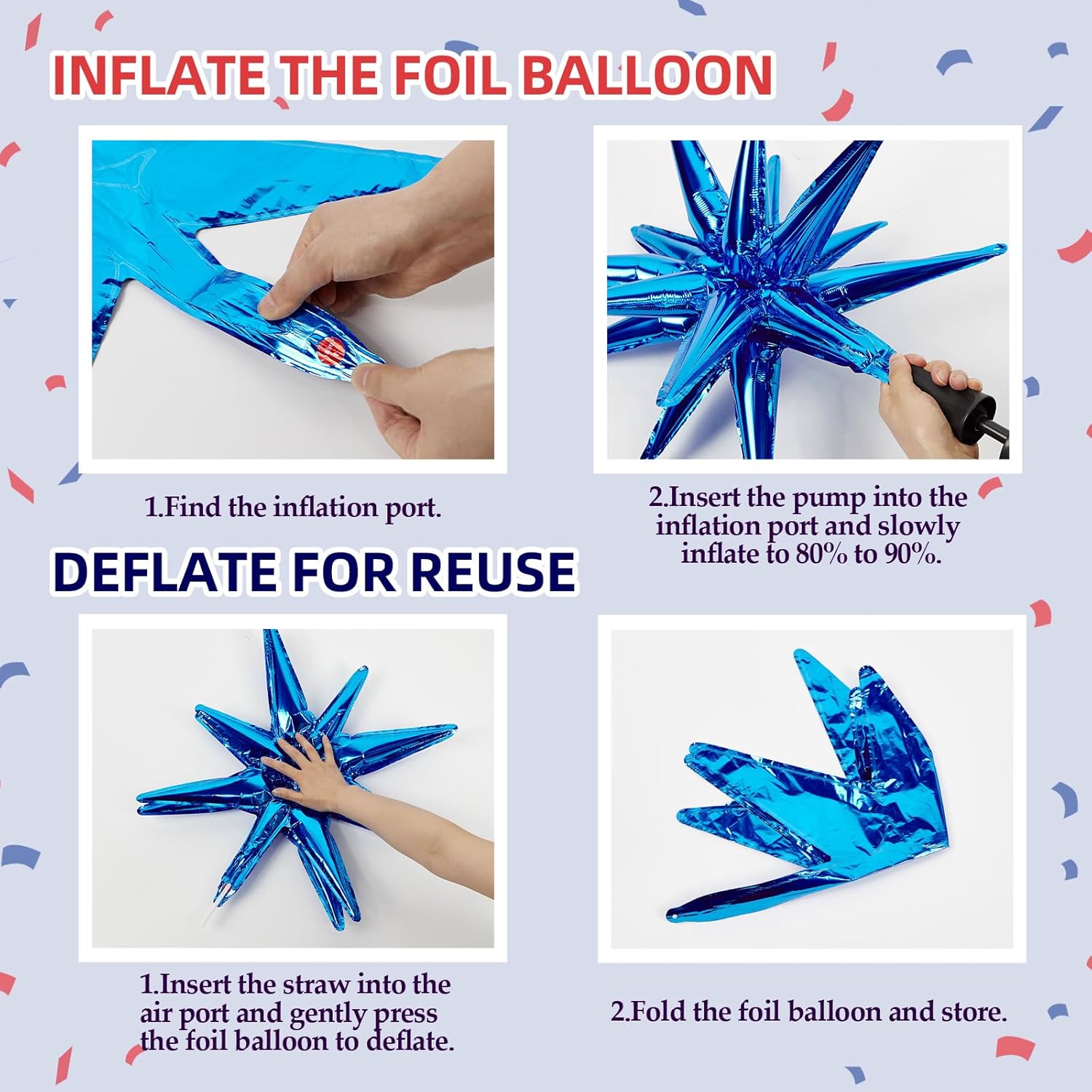 129pcs Red White and Blue Ball - Wedding Supply Kit recensione e prezzo