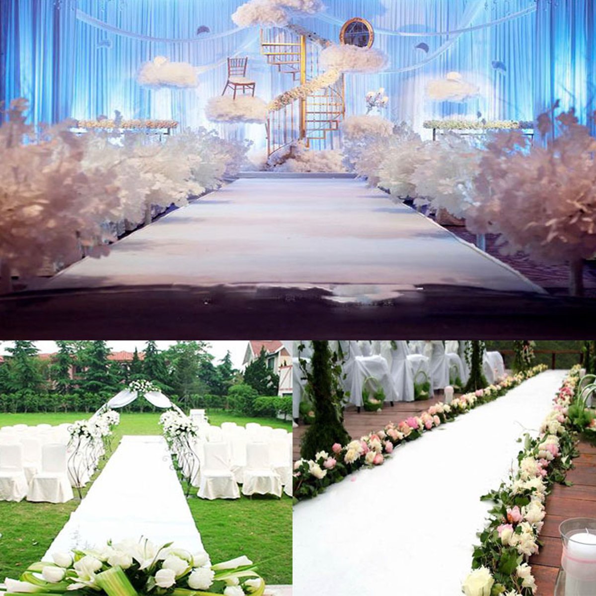 1.5M Wide Wedding White Carpet - Aisle Runner White recensione e prezzo