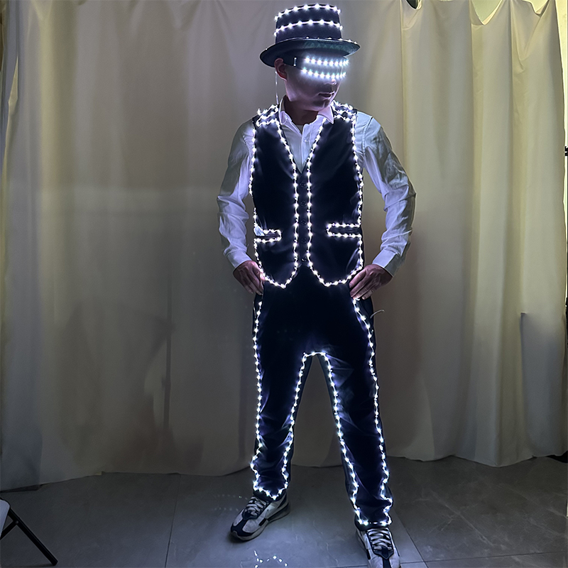 Full Color LED Costume Luminou - Suit Supply Wedding Party recensione e prezzo