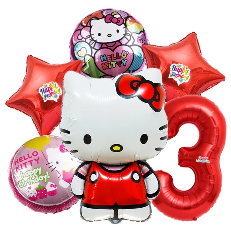 6pcs Hello Kitty Themed Birthd - Wedding Supply Kit recensione e prezzo