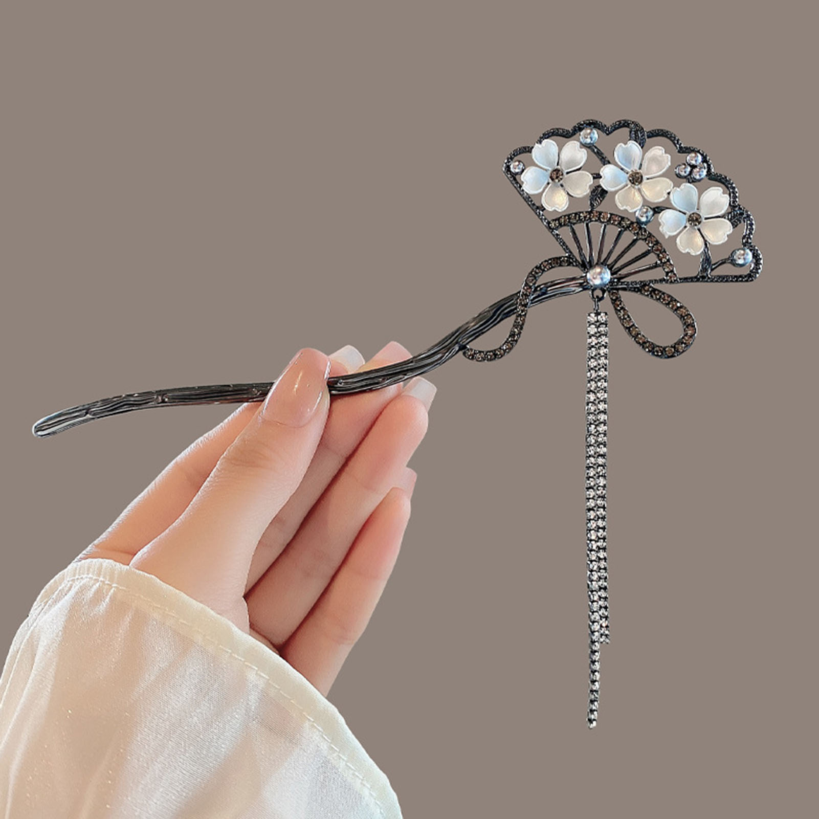 Vintage Flower Fan Shaped Hair - Wedding Decoration Supply recensione e prezzo