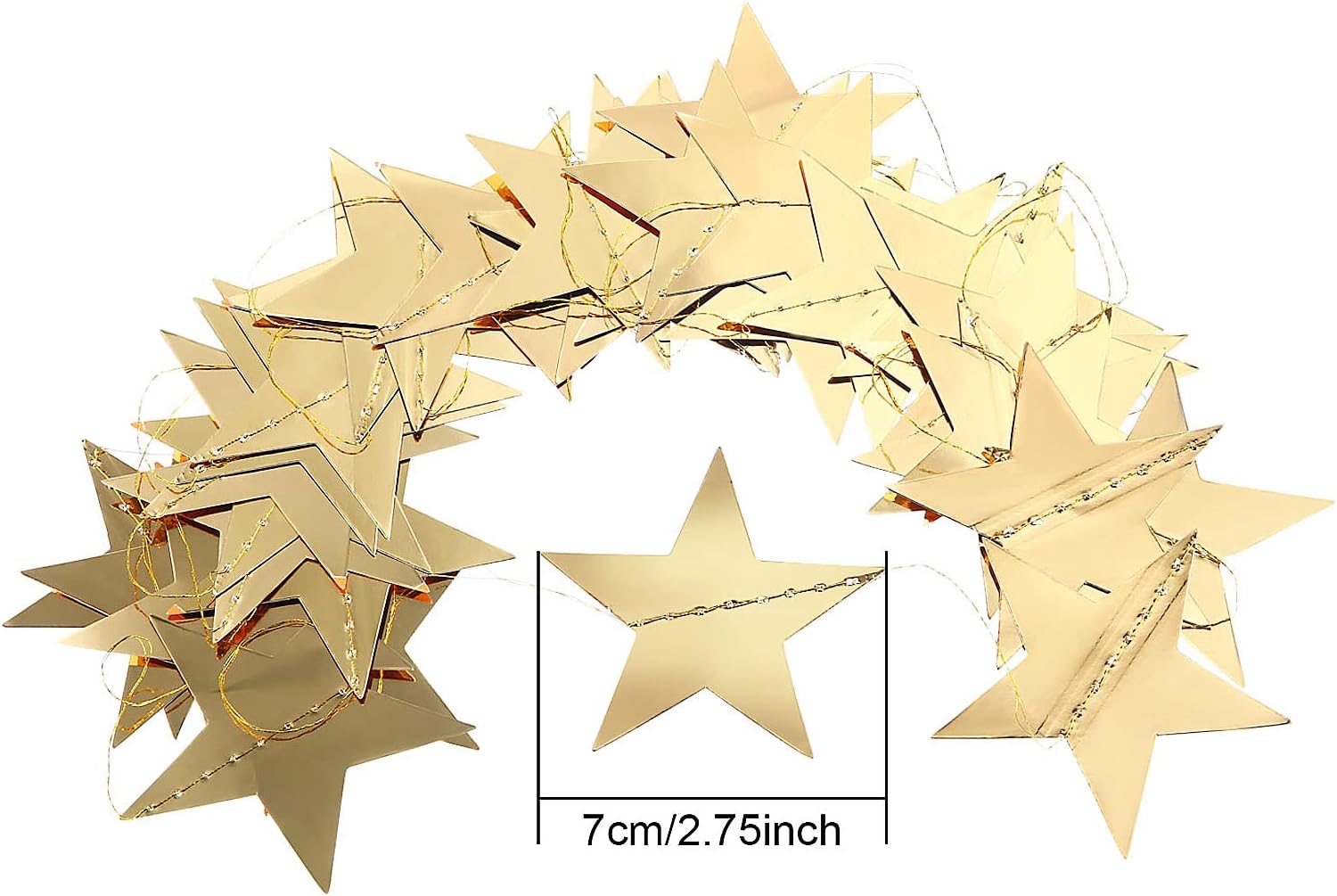 130ft Star Garland Banner for  - Wedding Decoration Supply recensione e prezzo