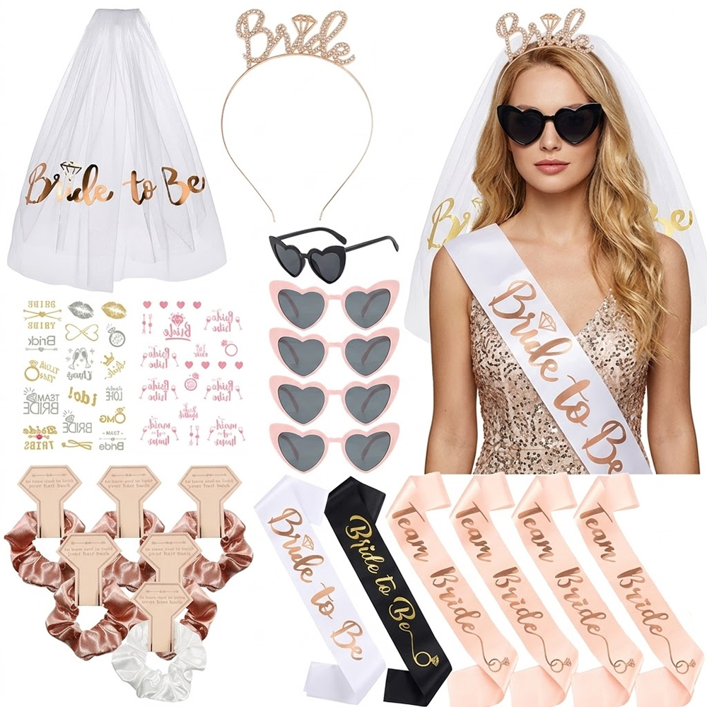 Rose Gold Bachelorette Party D - Wedding Supply Kit recensione e prezzo